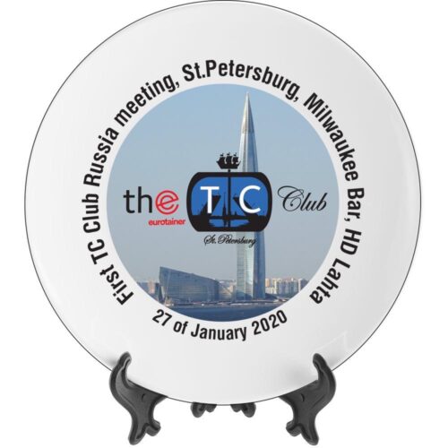 TC Club St Petersburg plate